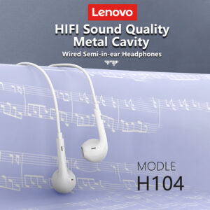 Lenovo H104 Wired In-ear Headphones with HD Microphone