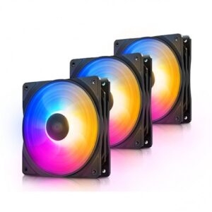 Deepcool RF120 FS 120mm LED Case Fan 3-in-1 Pack